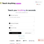 Teach Anything