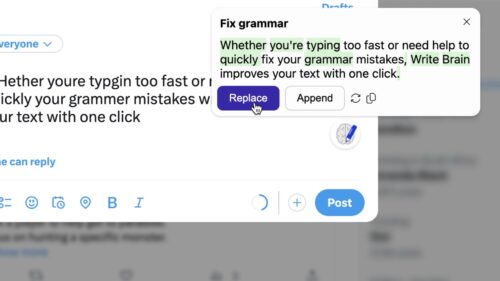 Fix grammar quickly and more