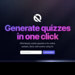 QuizRise | Effortlessly create questions for online quizzes, tests, and exams using AI.