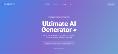 Forewrite: Top AI Writer, Content Generator & Assistant