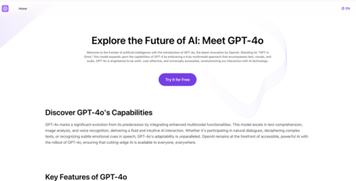 GPT4o.so: ChatGPT 4o Free Online