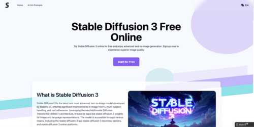 Stable Diffusion 3 AI Image Generator Free Online